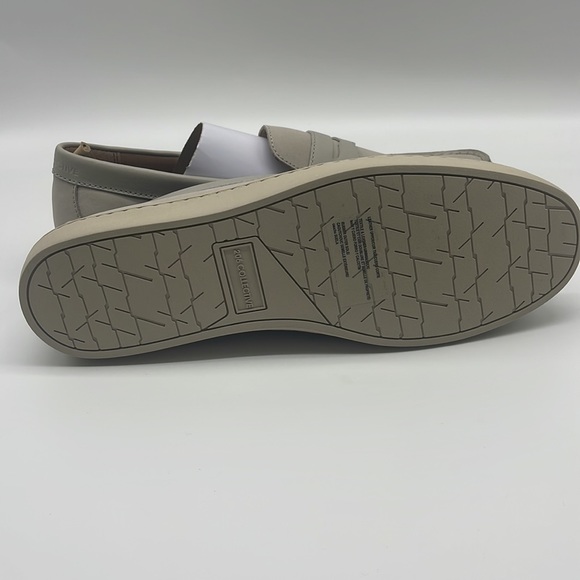 206 Collective Mens Seabeck Boat/Penny Loafer Beige Nubuck 100% Leather Size12 D - Picture 8 of 13